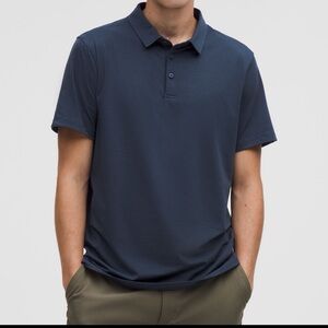 M4-03 NWT Size XL Lululemon Men’s Cotton pique short sleeve Polo TRNV